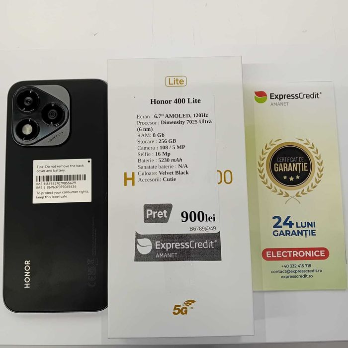 Telefon Honor 400 Lite (ag49 Esplanada b.6789)* 2 ani garantie