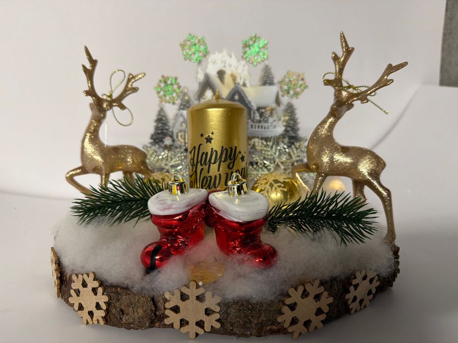 Ръчно изработена КОЛЕДНА УКРАСА