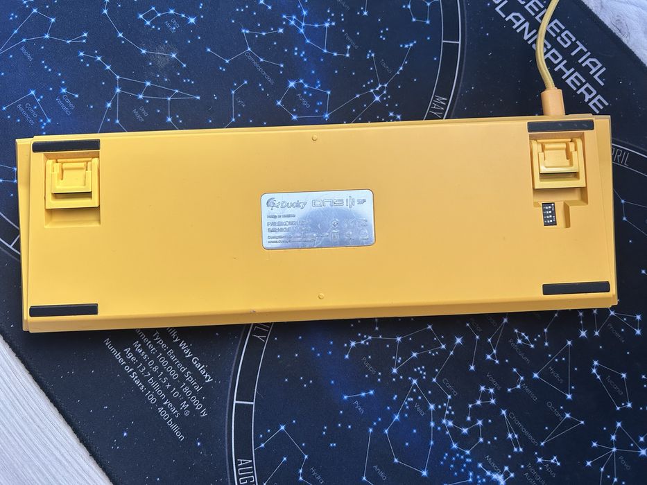 Keyboard ducky one 3 mini yellow