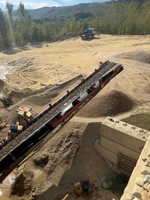 Vand statie de sortare mobila cu spalare Terex