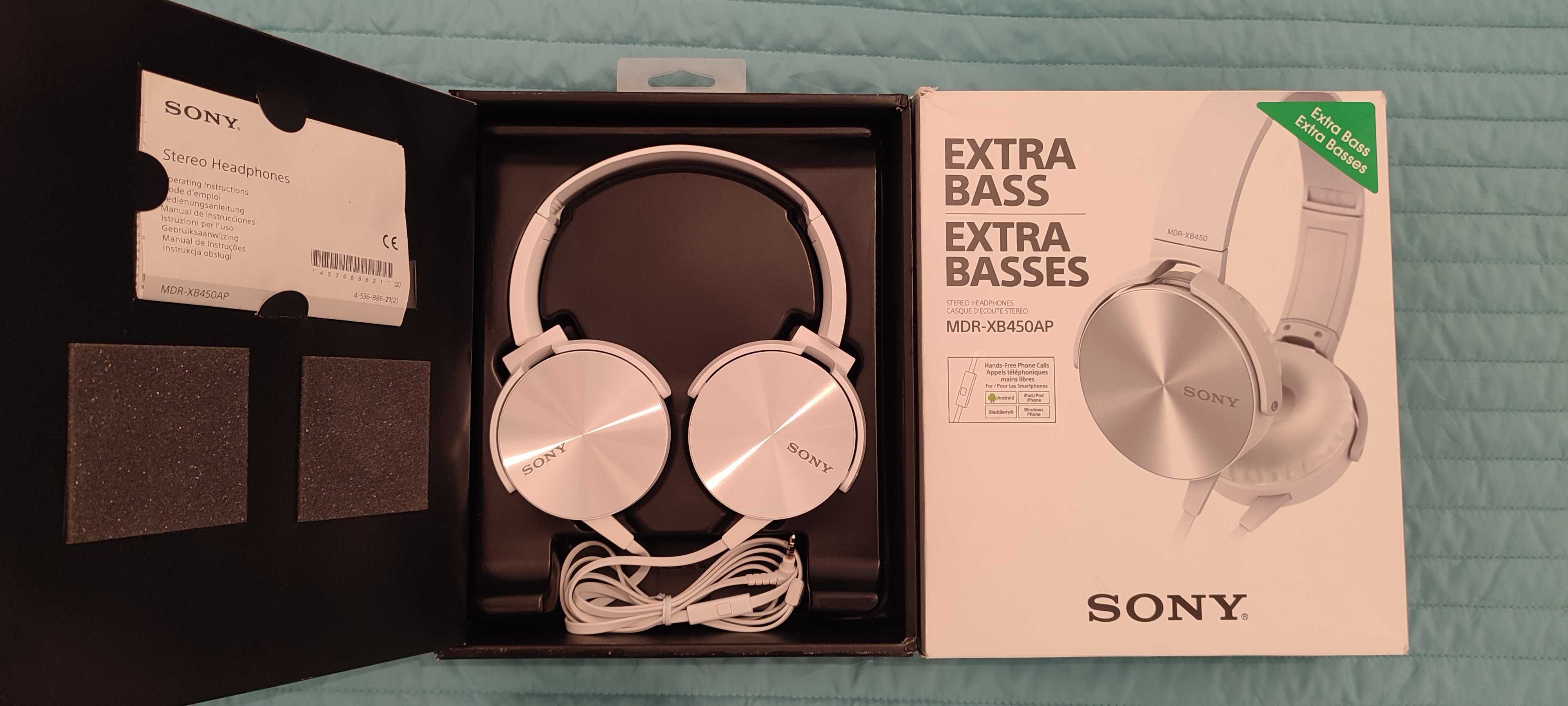 Слушалки SONY Extra Bass MDR-XB450AP