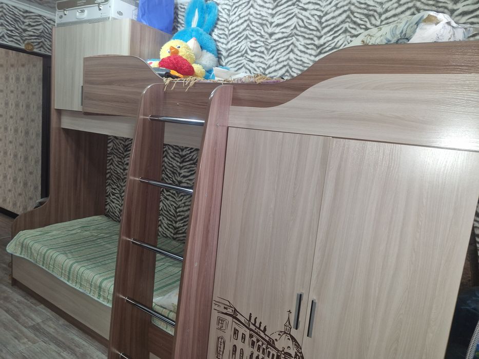 Двухьярусная кровать SV Город