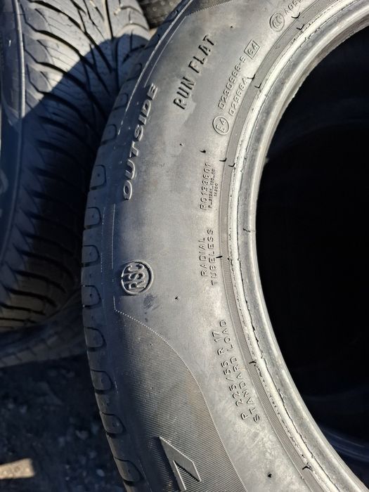 Vand set 4 anvelope 225 55 17 pireli de vara ranflet bune
