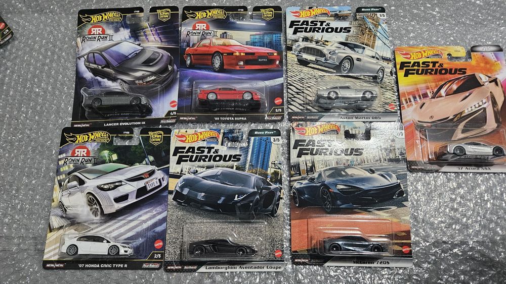 Hot wheels Honda Lamborghini Audi Volvo Mclaren Premium колички