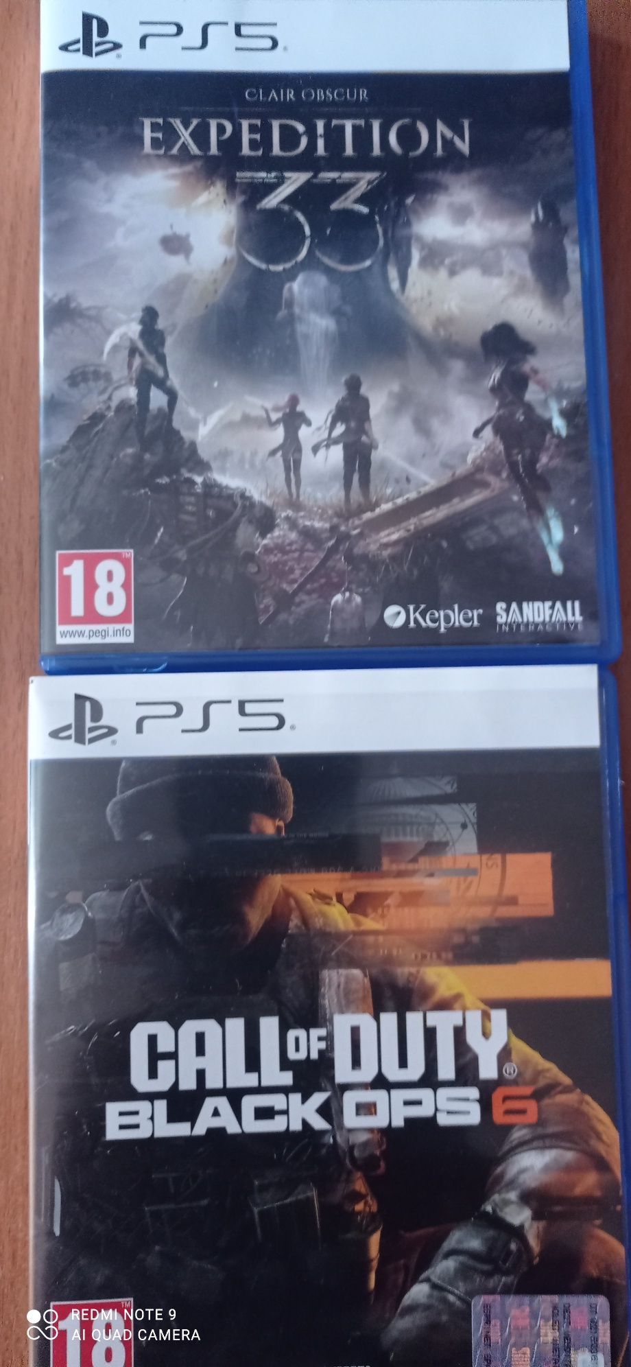 Диски с играми на PS5