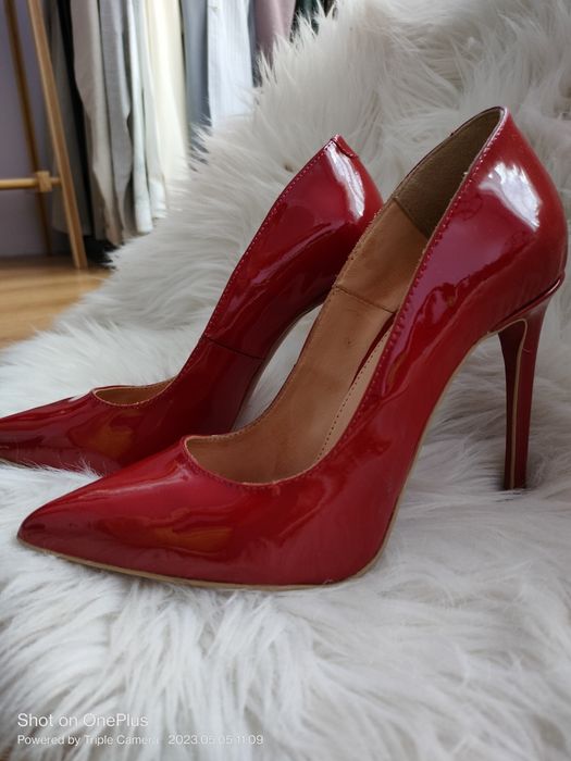 Pantofi piele cu toc 39