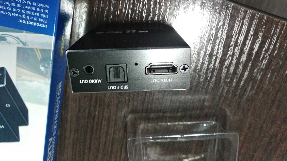 Аудиоконвертер HDMI to HDMI + audio