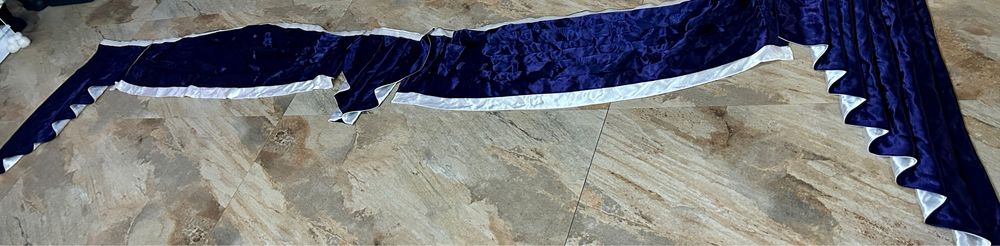 9 Draperii , culoare - potocaliu , mov , bordo