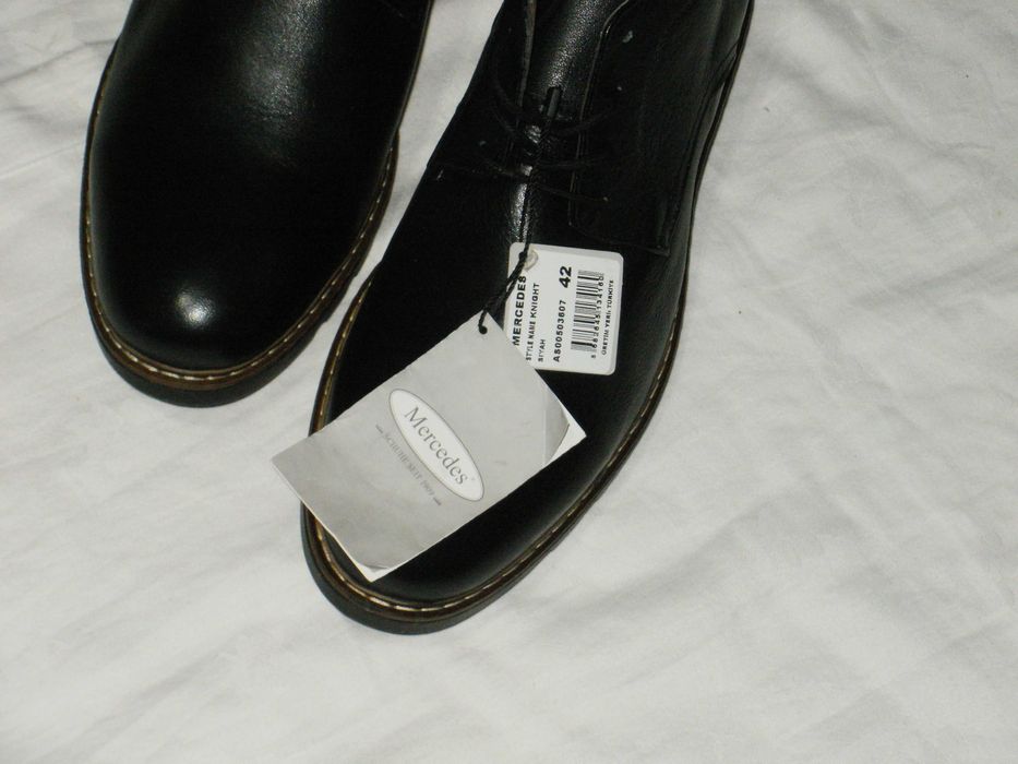 MERCEDES нови мъжки боти естествена кожа 42