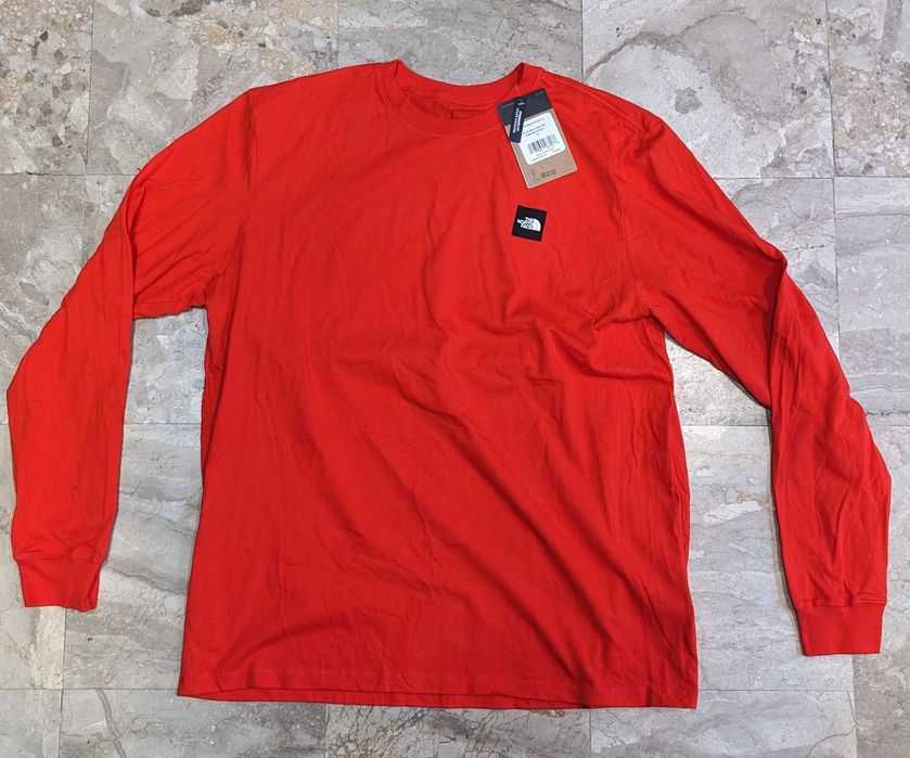 The North Face Box Logo мъжка тениска с дълъг ръкав от Сащ