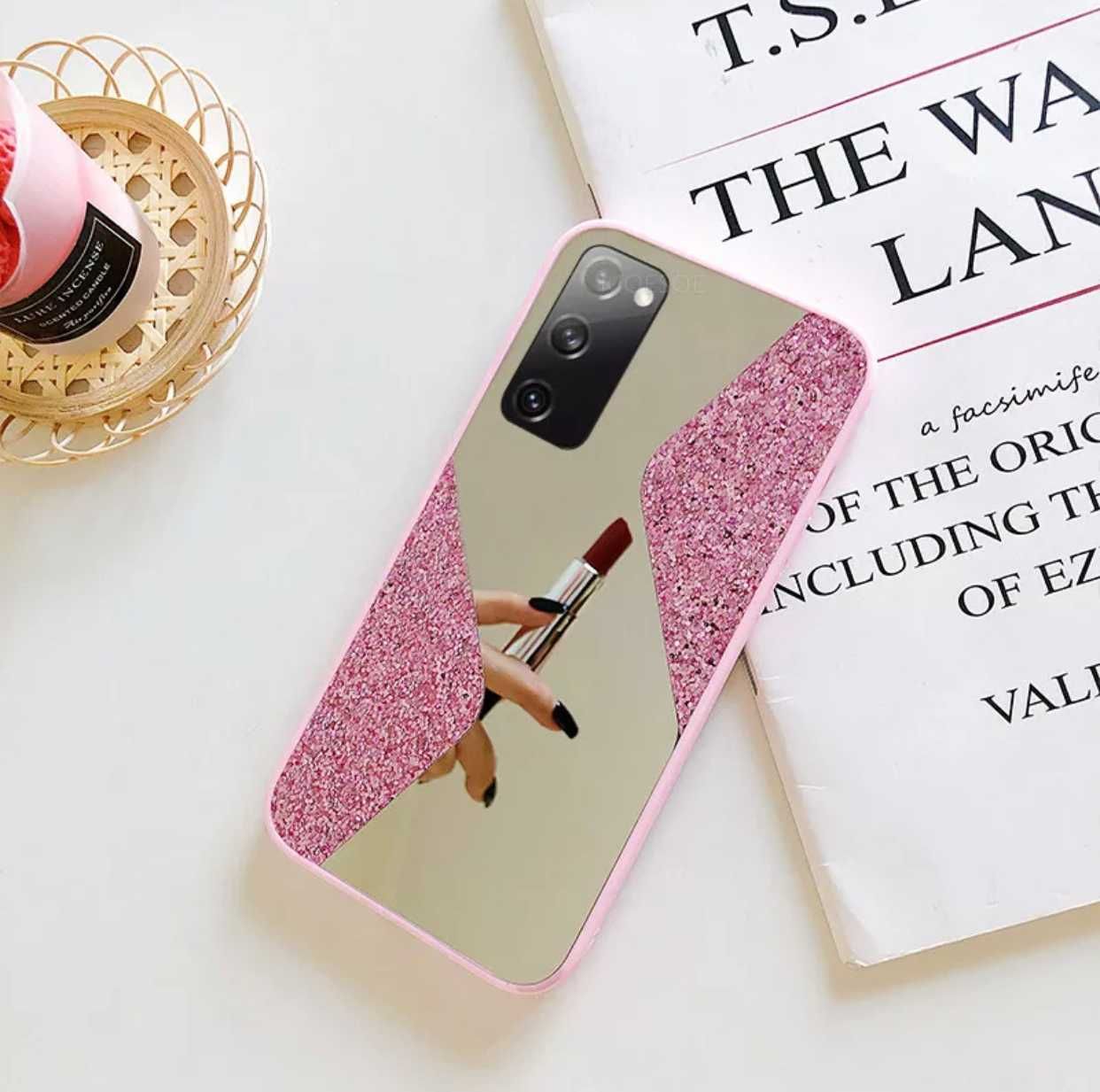 Husa tip oglinda cu sclipici pt Samsung Galaxy A10 / A32 5G / A72