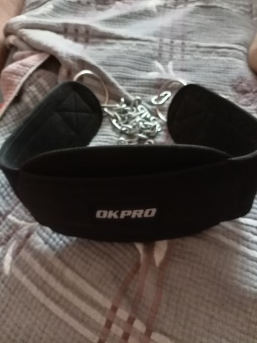 Атлетический пояс с цепью