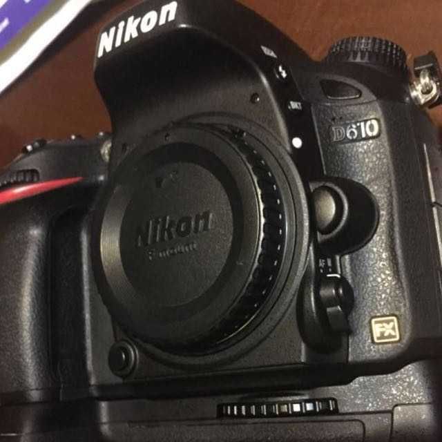 NIKON D610 FX, 21k, cutie+grip+strap+++