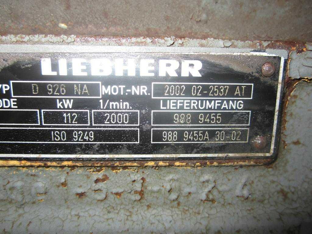 Motor complet Liebherr D926NA - Piese de motor Liebherr