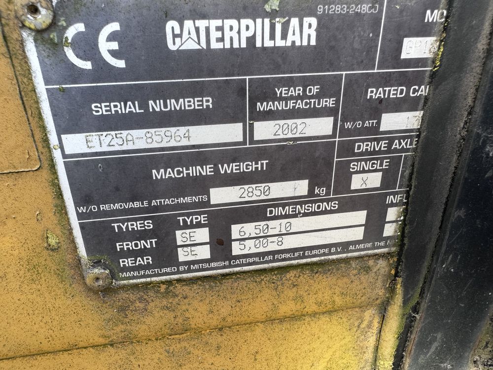 Usi stivuitor caterpillar GP 15 ,GP 18,GP 20