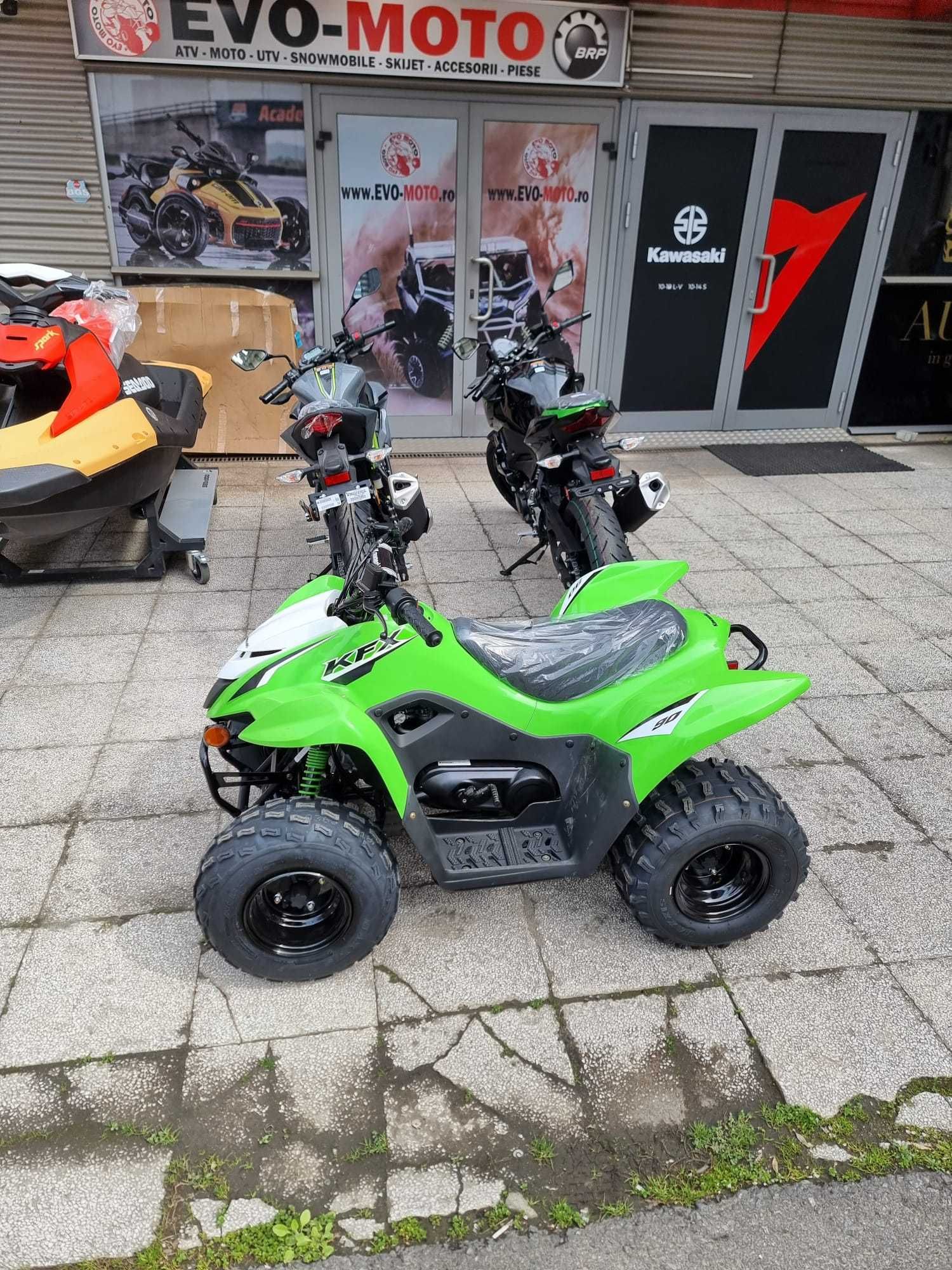 ATV COPII nou in stoc Kawasaki KFX90 2023