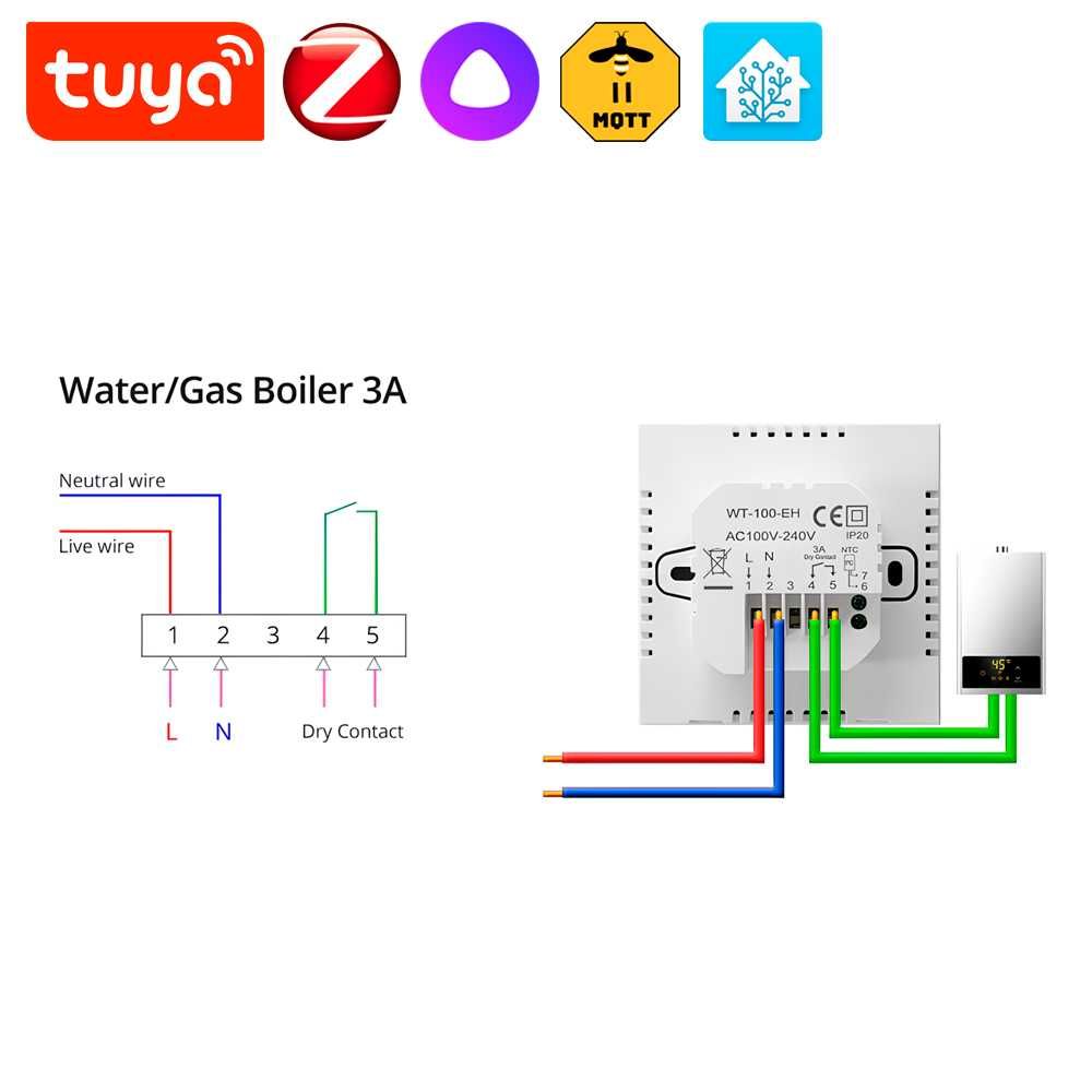 Термостат для тёплого пола - Водяной и Электрический - WiFi / ZigBee