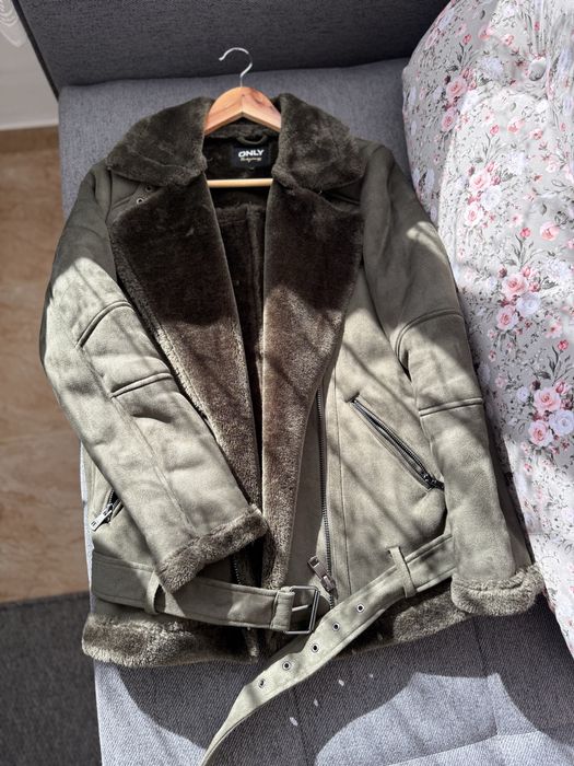 Geaca biker tip cojoc Only xs-s