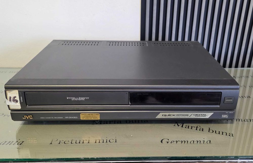Player video VHS JVC HR-D640EG - de vazut casetele de la nunta