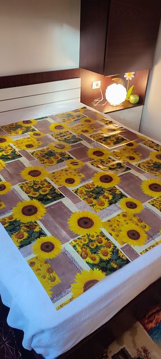 Fețe de masa imprimeu floral, floarea soarelui, model deosebit cerat