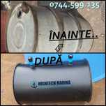 Înlocuire butoaie metalice cu flotori din plastic pentru pontoane