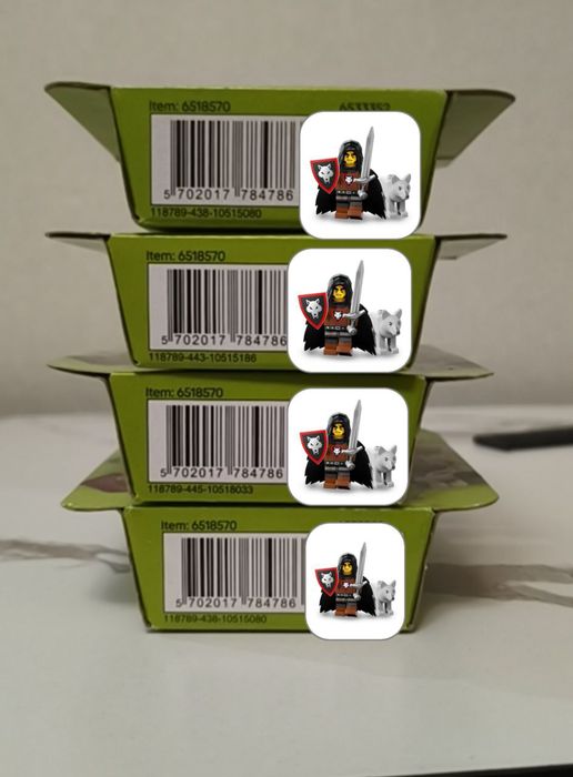 Продам волков из 27 серии минифигурок Лего