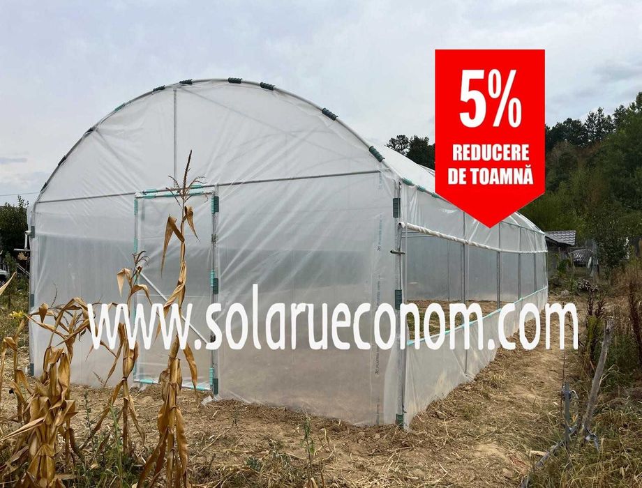 Solar(sera) cu aerisiri laterale – 20 mp – 2406 lei