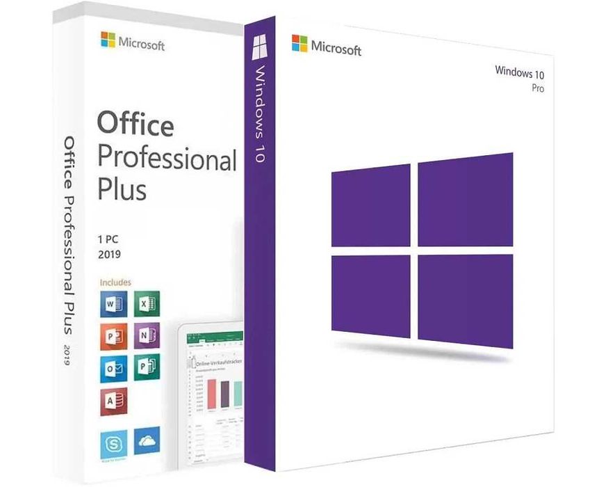 Stick USB Bootabil - Windows 10 Pro + Office 2019 - cu licenta retail