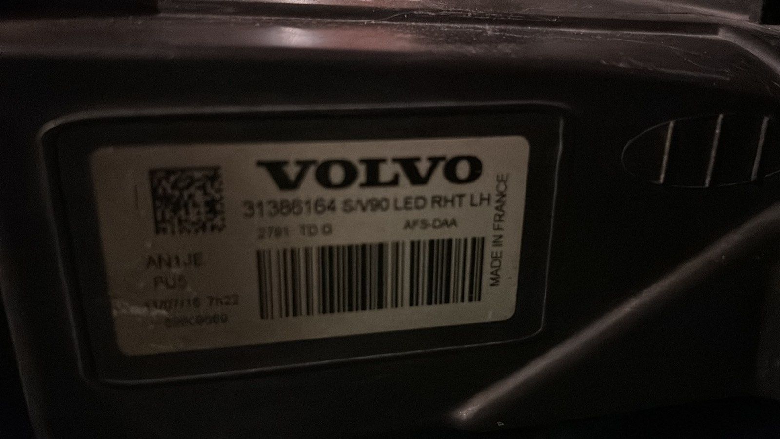 Фар ляв Volvo S90 V90 full led active 2016-2021г. 31386164. #767S.