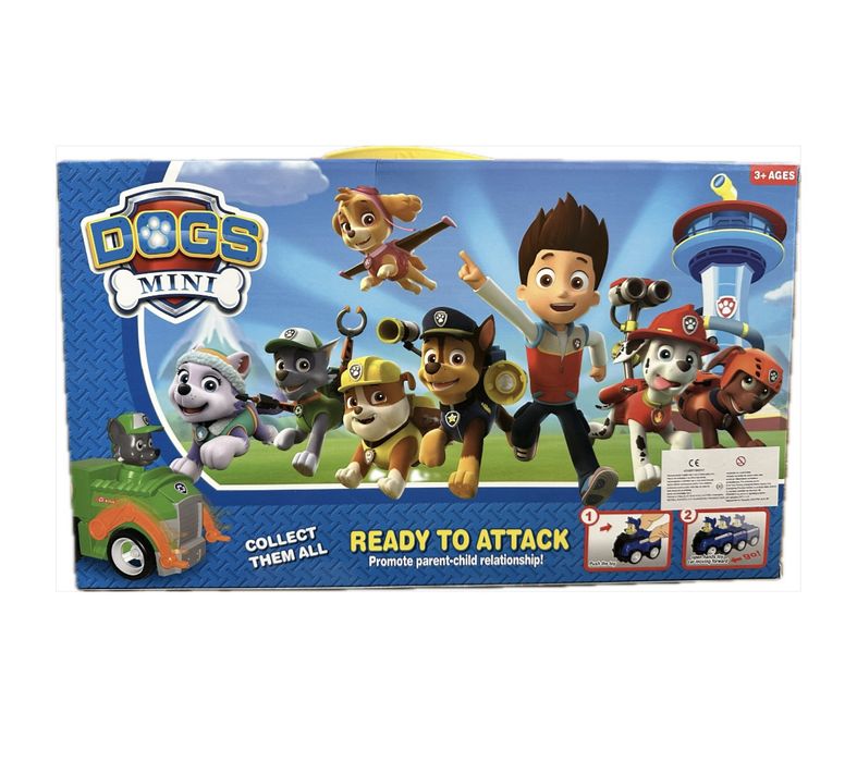 Set masinute si personaje Patrula Catelusilor, Paw Patrol, Chase, NOU