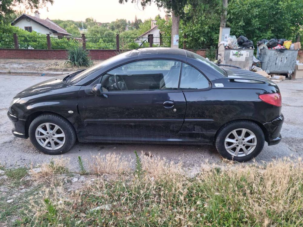 Пежо 206 CC 1.6 i 110 коня бензин 2006 г кабрио