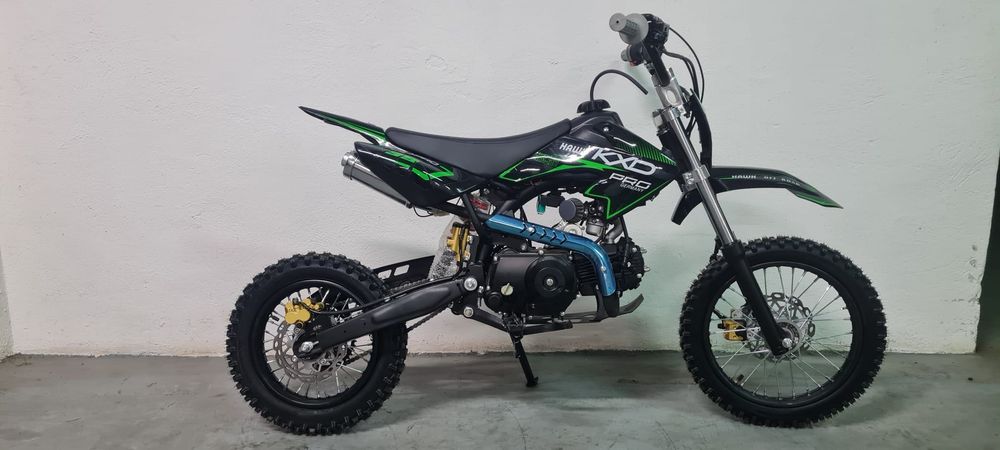 Cross 125 CC pornire la buton și pedala KXD Pro a Germany Nou cu garan