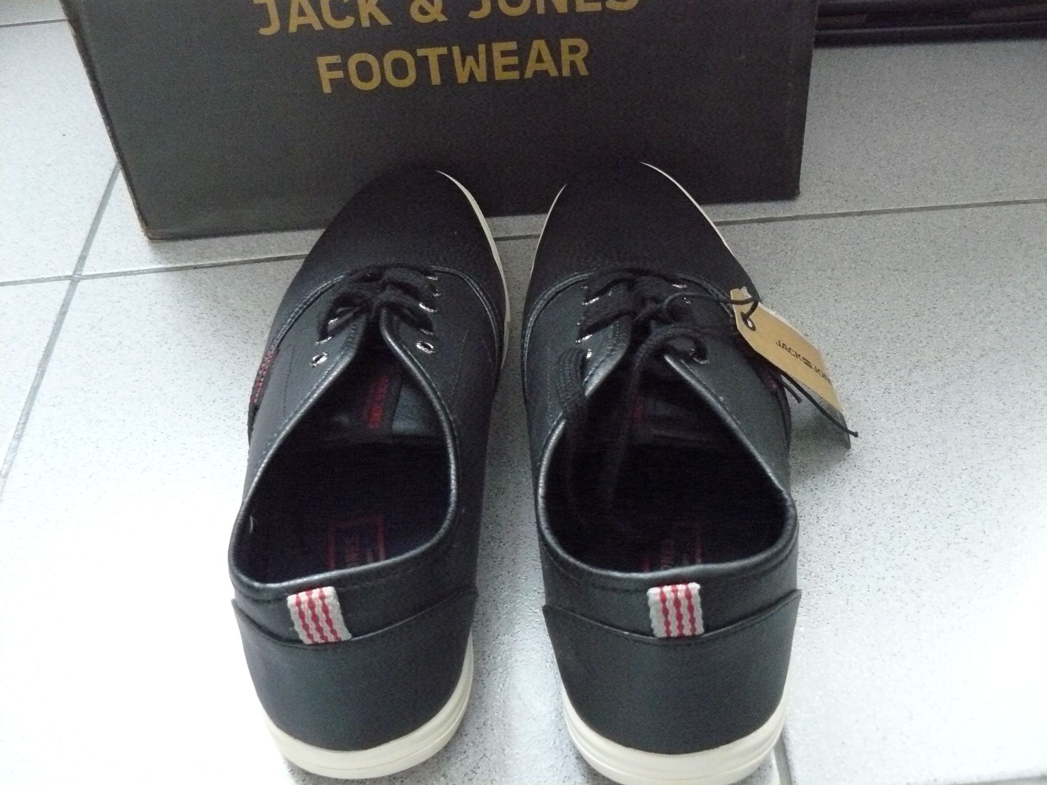 Tenisi Sport Din Piele  "JACK & JONES" ,Cu Sireturi, Marime 41