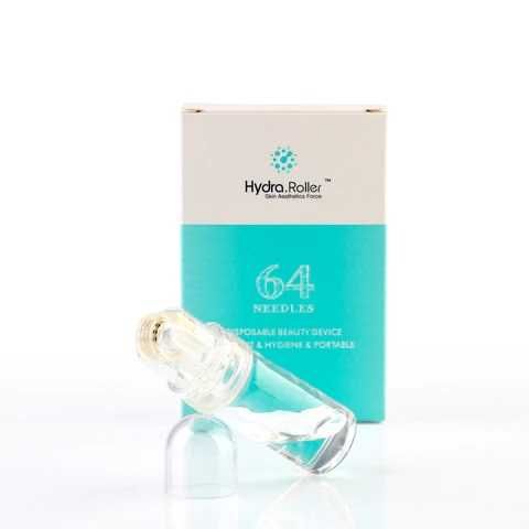 Hydra Roller / aplicator pentru serum cu 64 ace din titan, 1 mm