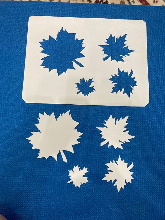 Продам новый трафарет - Кленовые листья !