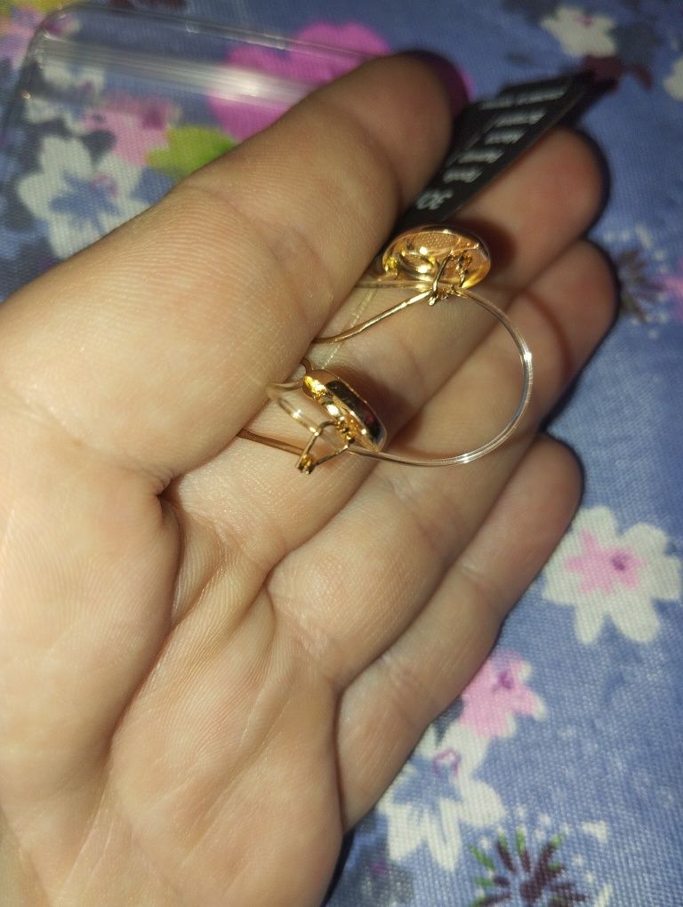 Серьги золотые 585