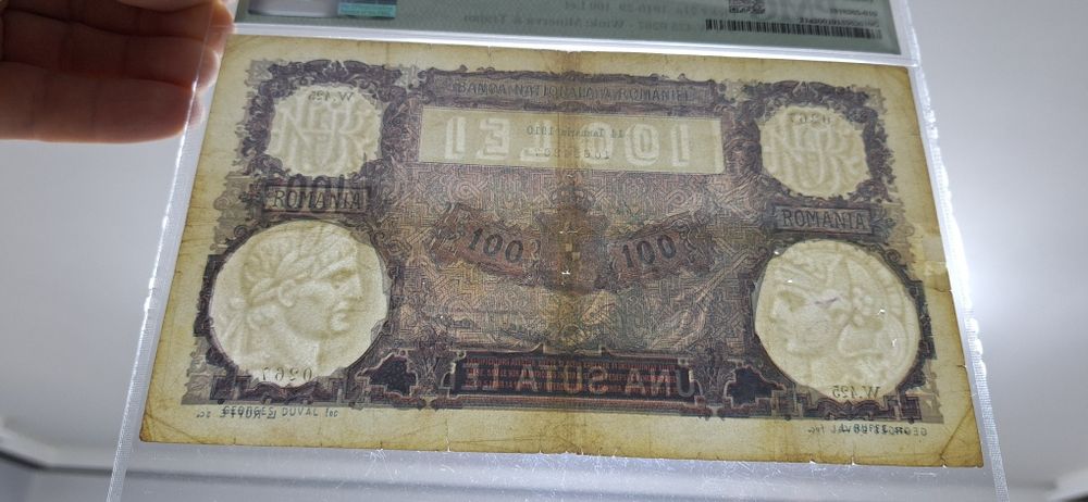 Bancnota 100 lei 1910