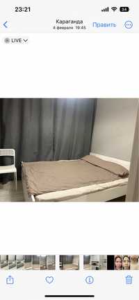 Продам 2- спальную кровать с матрацем Икеа