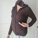 Bluza cu gluga, cashmere