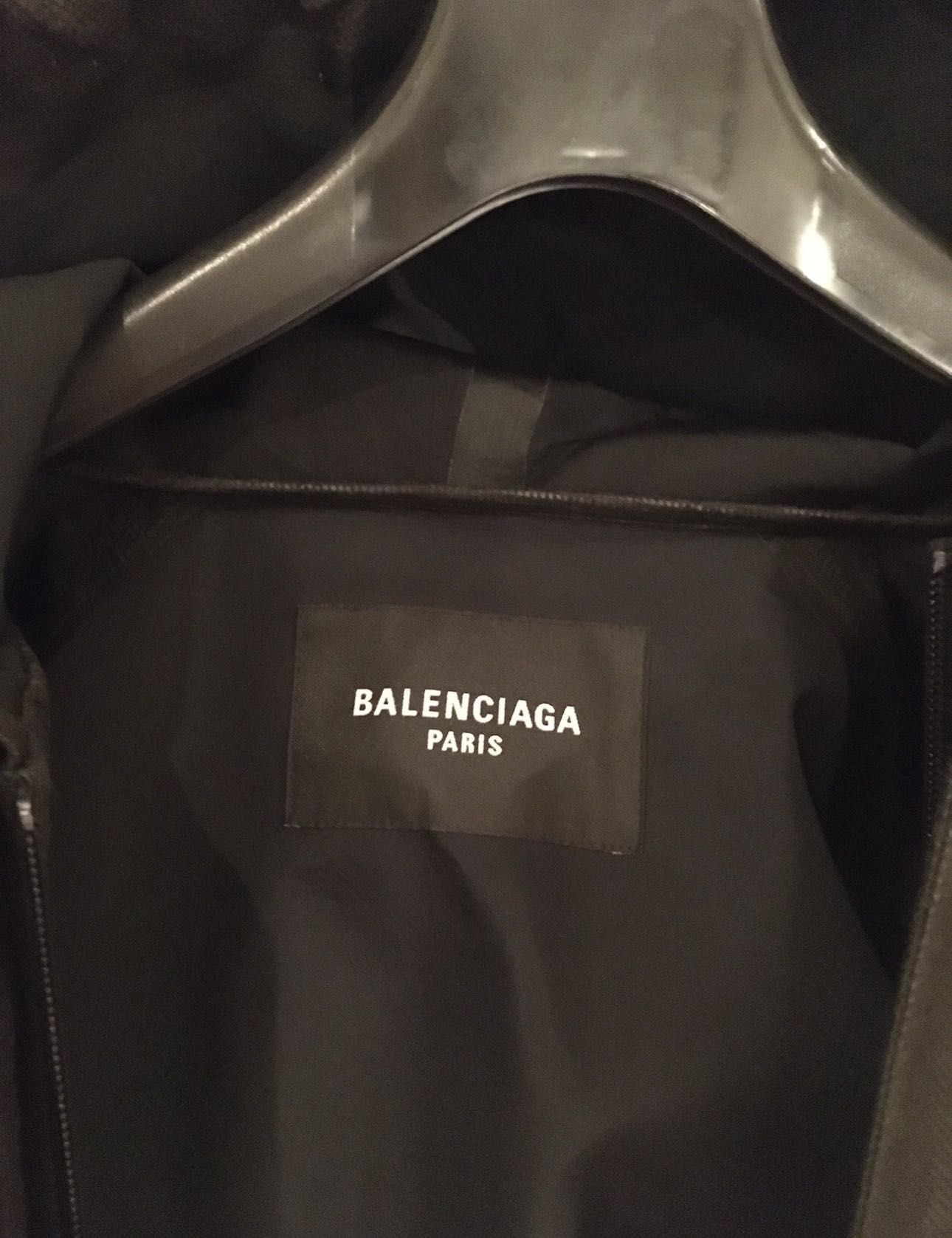 Balenciaga “Hotels” Raincoat, Negru, Oversized