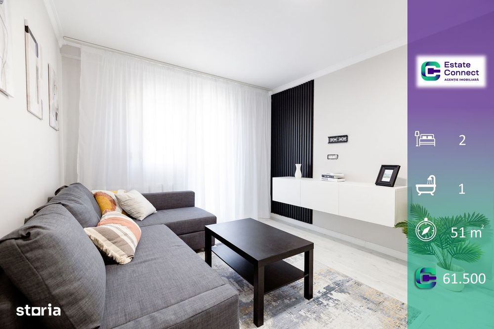 Apartament modern 2 camere, centrala - Vlaicu