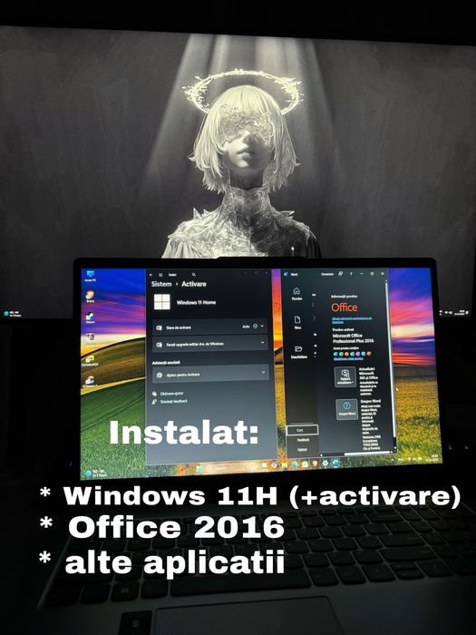 Instalare windows, office, drivere, aplicatii, inlocuire pasta etc.