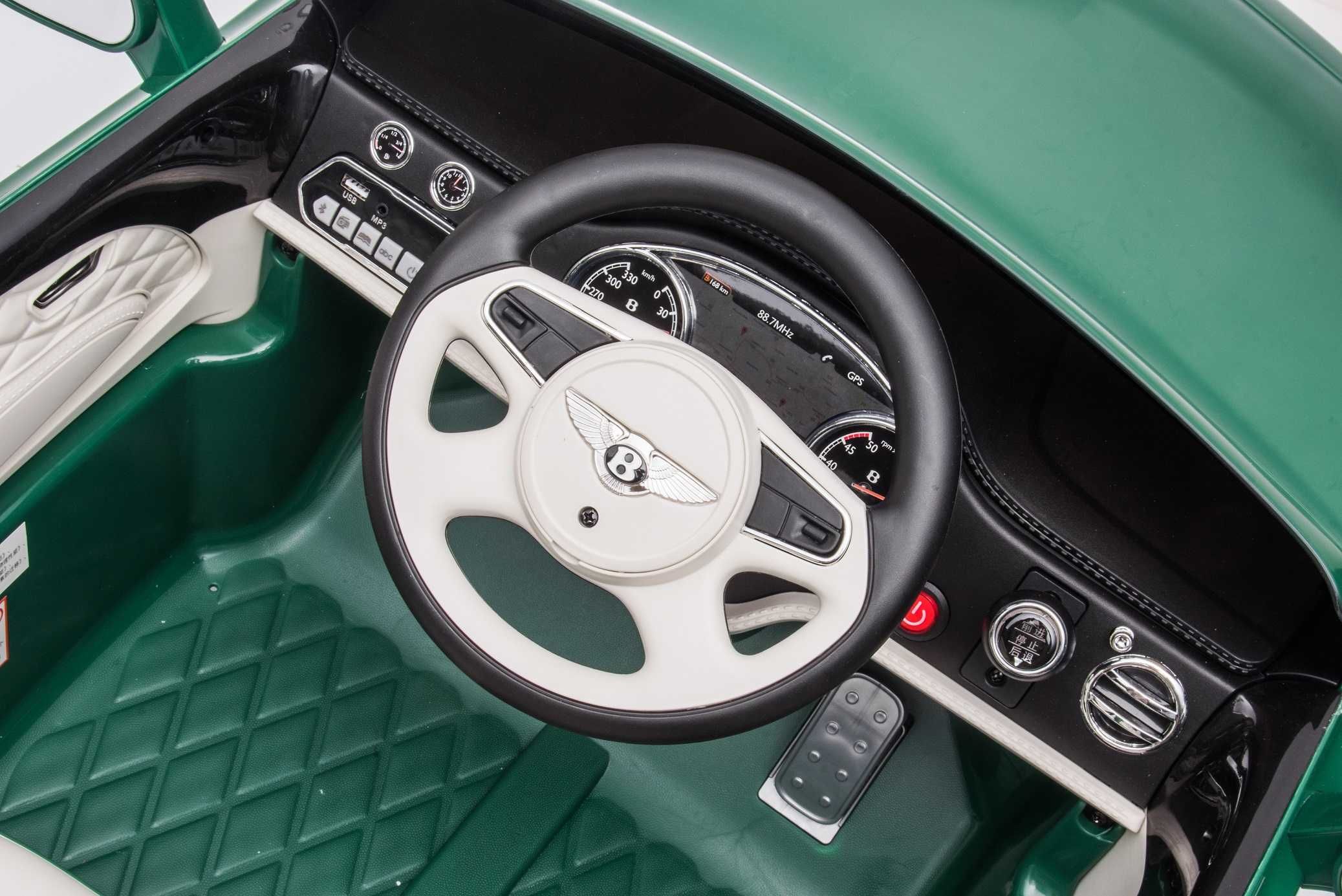 Masinuta electrica pentru copii Bentley Mulsanne 2x 45W 12V 7ah Green