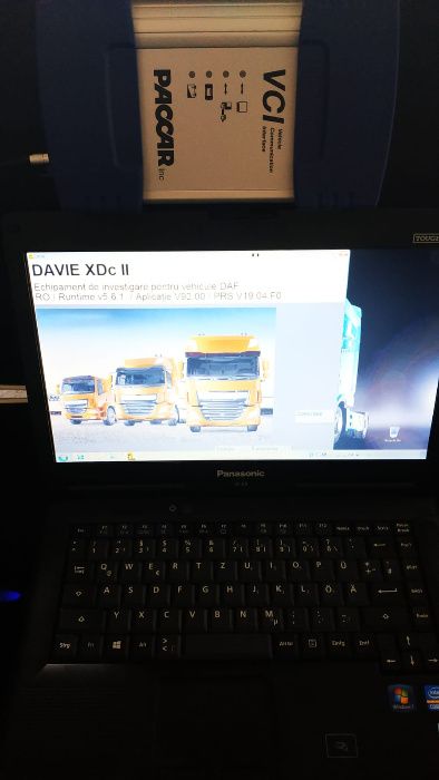 Tester Profesional Camioane DAF VCI560 Original + Laptop Panasonic CF5