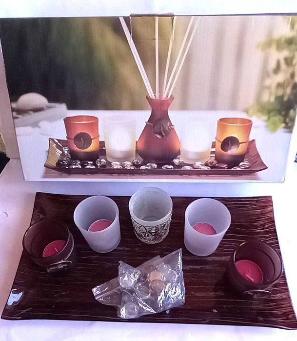 set pentru lumânări pt o seara romantica