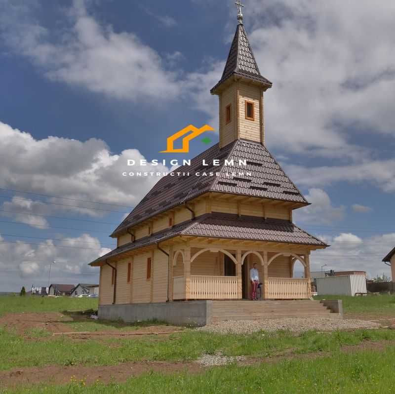 Biserica din lemn de brad calea Cisnadiei Sibiu