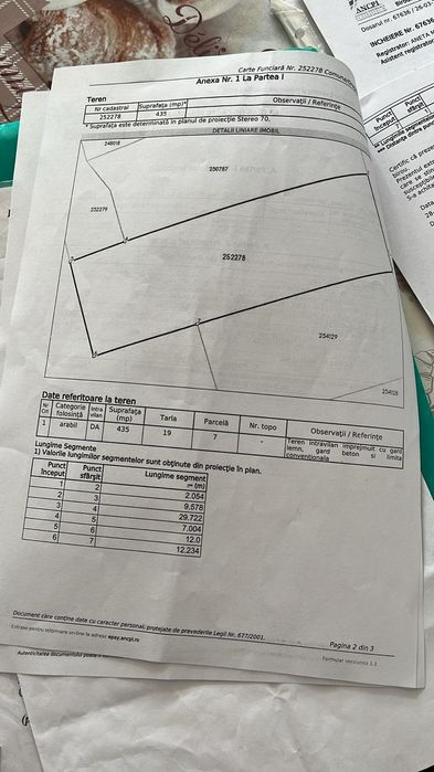 Vanzare teren 435 m.p.,strada Merisorului nr.54, utilitati
