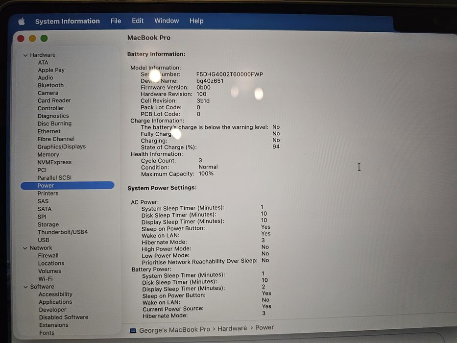 Лаптоп Apple MacBook M4 Pro 16", 14 CPU 20 GPU, 48 RAM, 512 GB SSD