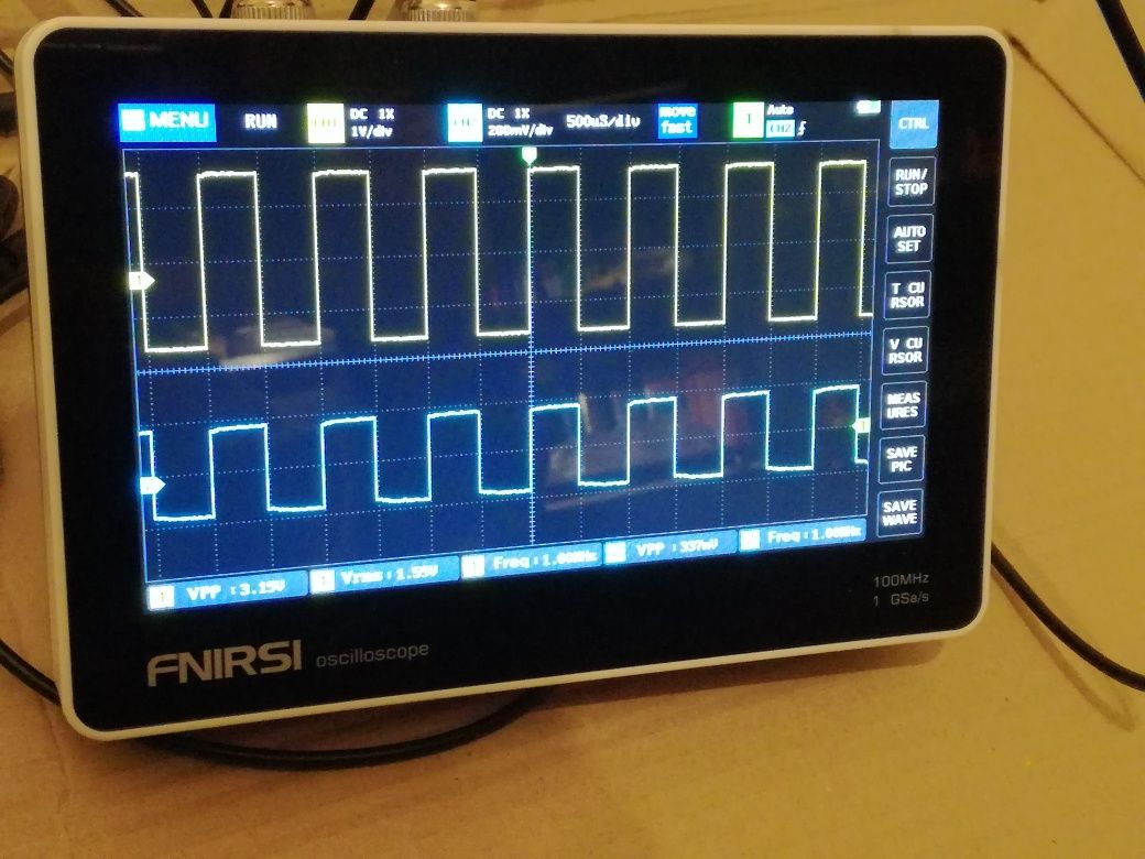 Цифров осцилоскоп DSO120M, FNIRSI 1013D