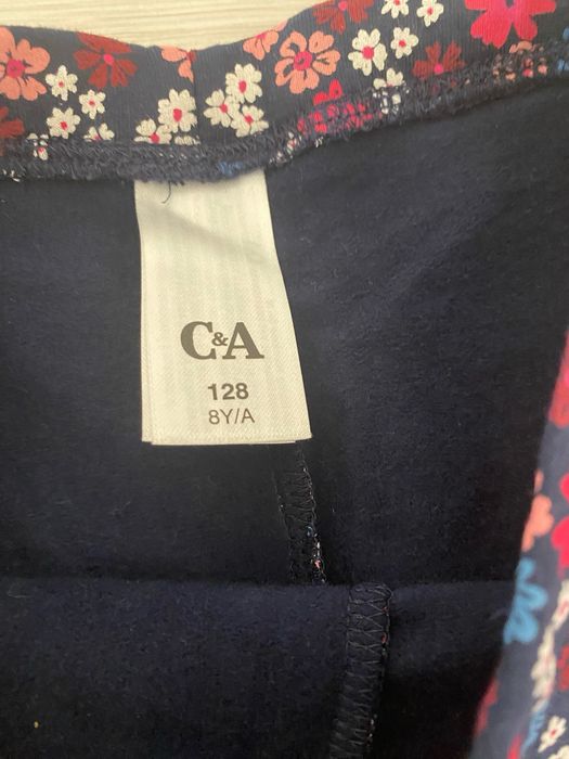 Set fete C&A marimea 128, pant+bluza bumbac, noi